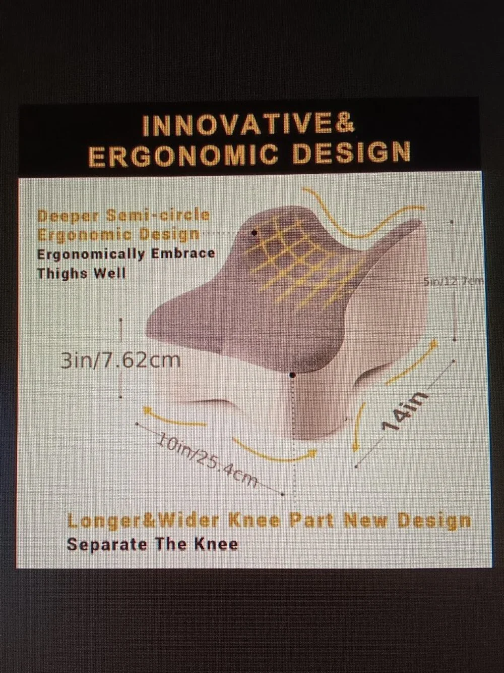 Leg Pillow, Knee Pillow for Side Sleepers, NEW! LQQK!!!